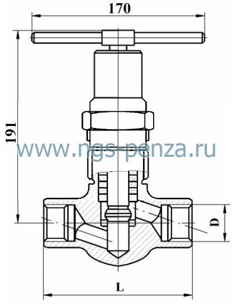 Схема клапана С 21150-015-05 