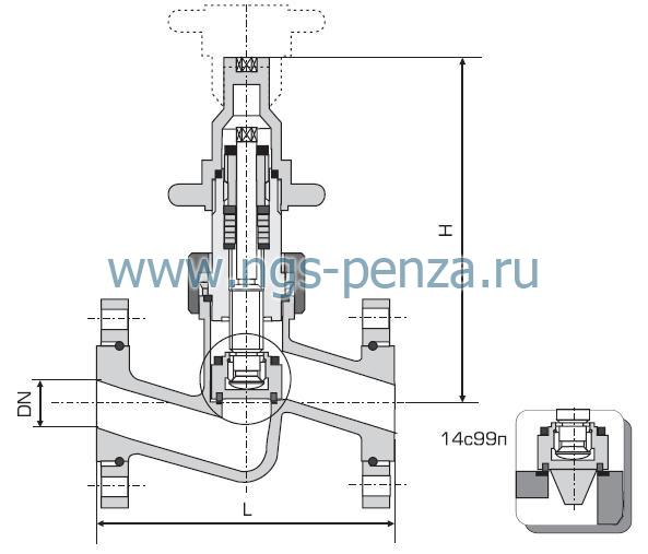 Схема клапана 14с20п 