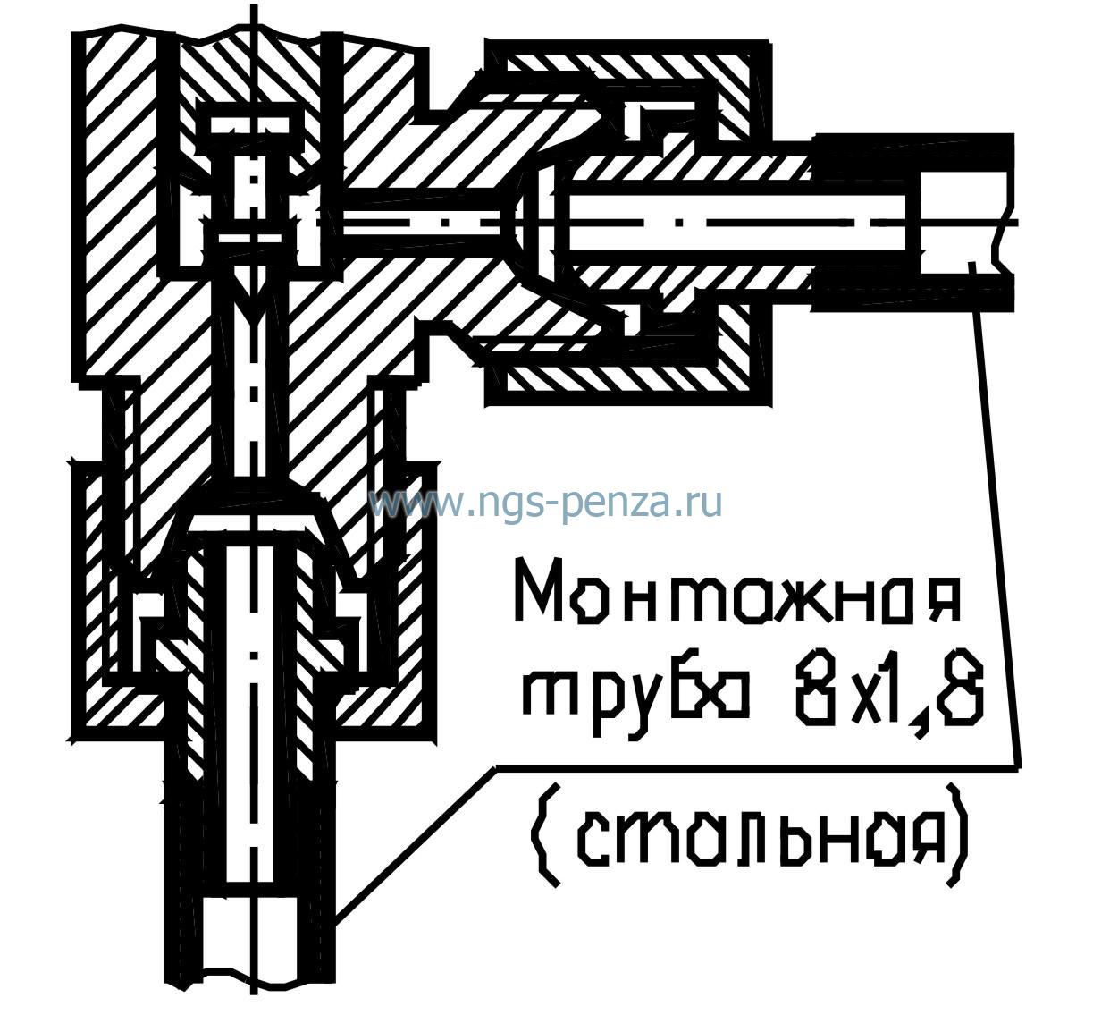 Схема клапана АЗТ-10-04/250 (КС-7104) 