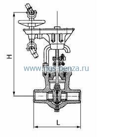 Схема задвижки 1123-100-ЦЗ