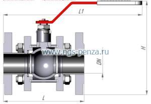 Схема крана КШЗ 25-200/150 РФУ 