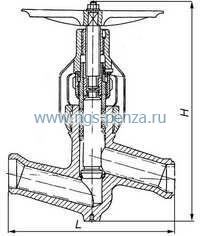 Схема клапана ВЗ-100-32/40-ОМСБ